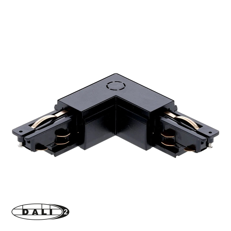 3-Fase Rail DALI L-Vorm Connector Outside