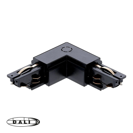 3-Fase Rail DALI L-Vorm Connector Outside
